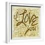 I love you-PI Studio-Framed Art Print