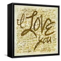 I love you-PI Studio-Framed Stretched Canvas