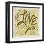 I love you-PI Studio-Framed Art Print