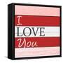 I Love You-Allen Kimberly-Framed Stretched Canvas