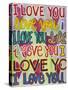 I Love You-Carla Bank-Stretched Canvas