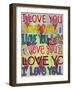 I Love You-Carla Bank-Framed Giclee Print