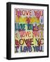 I Love You-Carla Bank-Framed Giclee Print