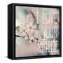 I Love Your Smile-Sarah Gardner-Framed Stretched Canvas