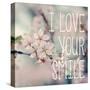 I Love Your Smile-Sarah Gardner-Stretched Canvas