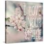 I Love Your Smile-Sarah Gardner-Stretched Canvas