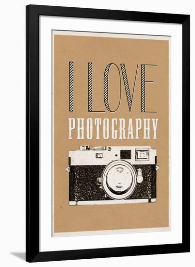 I Lovegraphy-null-Framed Art Print