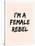 I'm A Female Rebel-null-Stretched Canvas