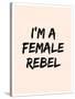 I'm A Female Rebel-null-Stretched Canvas