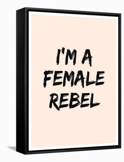 I'm A Female Rebel-null-Framed Stretched Canvas