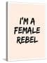 I'm A Female Rebel-null-Stretched Canvas