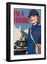 'I'm A Firegirl', 1940-Unknown-Framed Giclee Print