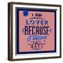 I'm a Lover 1-Lorand Okos-Framed Art Print