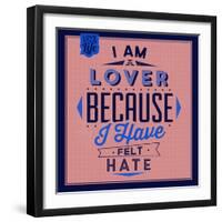 I'm a Lover 1-Lorand Okos-Framed Art Print