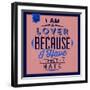 I'm a Lover 1-Lorand Okos-Framed Art Print