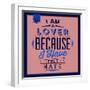 I'm a Lover 1-Lorand Okos-Framed Art Print