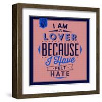 I'm a Lover 1-Lorand Okos-Framed Art Print