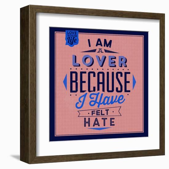 I'm a Lover 1-Lorand Okos-Framed Art Print