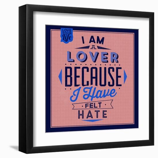 I'm a Lover 1-Lorand Okos-Framed Art Print