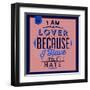 I'm a Lover 1-Lorand Okos-Framed Art Print