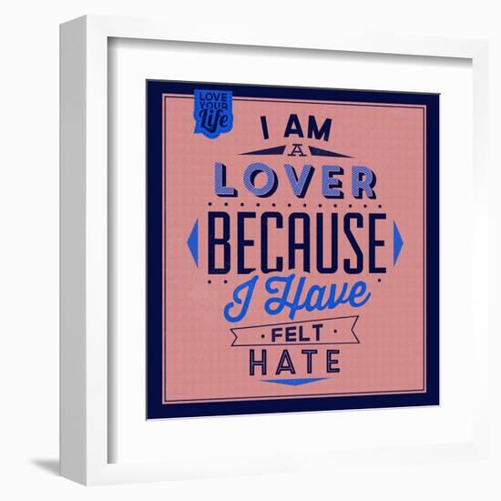 I'm a Lover 1-Lorand Okos-Framed Art Print