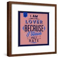 I'm a Lover 1-Lorand Okos-Framed Art Print