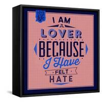 I'm a Lover 1-Lorand Okos-Framed Stretched Canvas