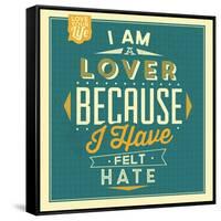 I'm a Lover-Lorand Okos-Framed Stretched Canvas