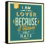 I'm a Lover-Lorand Okos-Framed Stretched Canvas