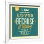 I'm a Lover-Lorand Okos-Framed Art Print