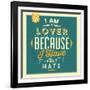 I'm a Lover-Lorand Okos-Framed Art Print