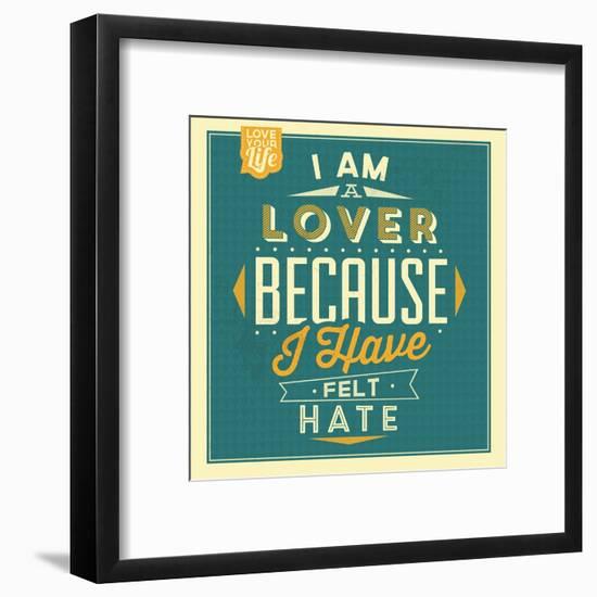 I'm a Lover-Lorand Okos-Framed Art Print