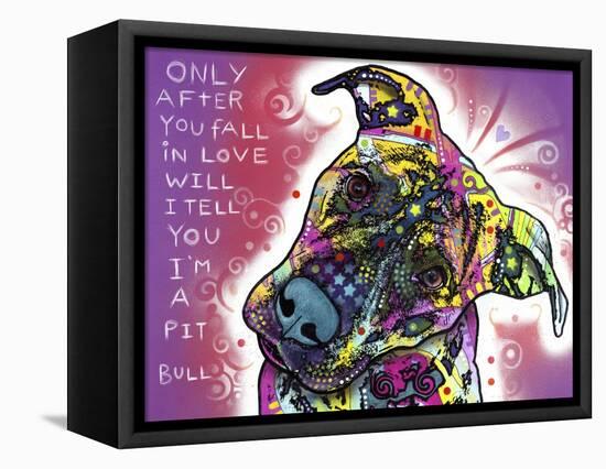 I’m a Pit Bull-Dean Russo-Framed Stretched Canvas