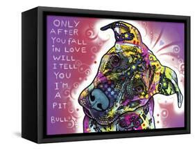 I’m a Pit Bull-Dean Russo-Framed Stretched Canvas