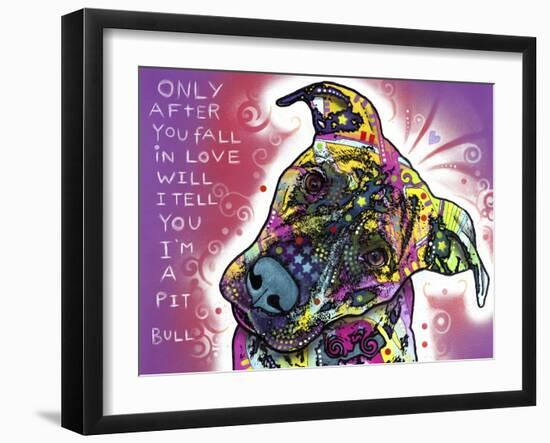 I’m a Pit Bull-Dean Russo-Framed Giclee Print