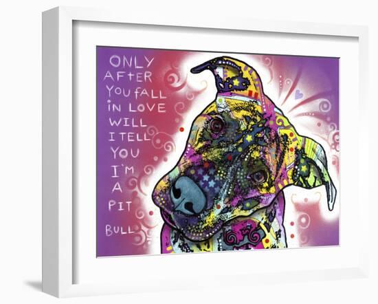 I’m a Pit Bull-Dean Russo-Framed Giclee Print