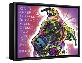 I’m a Pit Bull-Dean Russo-Framed Stretched Canvas