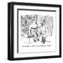 "I'm afraid it's two, three months, tops, before you're all pants." - New Yorker Cartoon-Benjamin Schwartz-Framed Premium Giclee Print