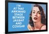 I'm at that Awkward Stage between Jailbait and Cougar Funny Art Poster Print-Ephemera-Framed Poster