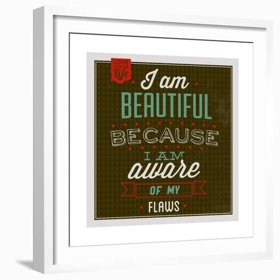 I'm Beautiful 1-Lorand Okos-Framed Premium Giclee Print