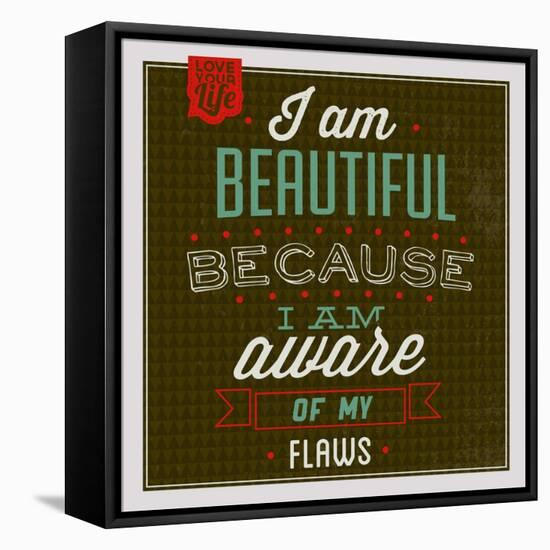 I'm Beautiful 1-Lorand Okos-Framed Stretched Canvas