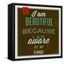 I'm Beautiful 1-Lorand Okos-Framed Stretched Canvas
