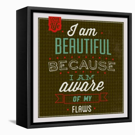 I'm Beautiful 1-Lorand Okos-Framed Stretched Canvas