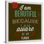 I'm Beautiful 1-Lorand Okos-Stretched Canvas