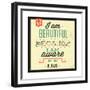 I'm Beautiful-Lorand Okos-Framed Premium Giclee Print