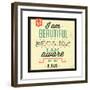 I'm Beautiful-Lorand Okos-Framed Premium Giclee Print