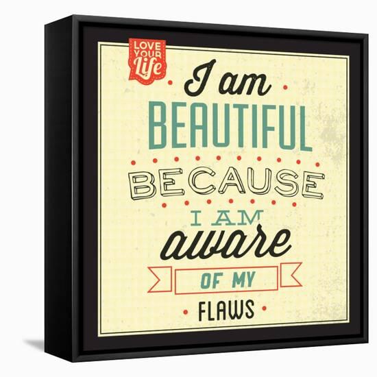 I'm Beautiful-Lorand Okos-Framed Stretched Canvas