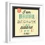 I'm Beautiful-Lorand Okos-Framed Art Print