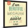 I'm Beautiful-Lorand Okos-Mounted Art Print