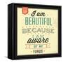 I'm Beautiful-Lorand Okos-Framed Stretched Canvas